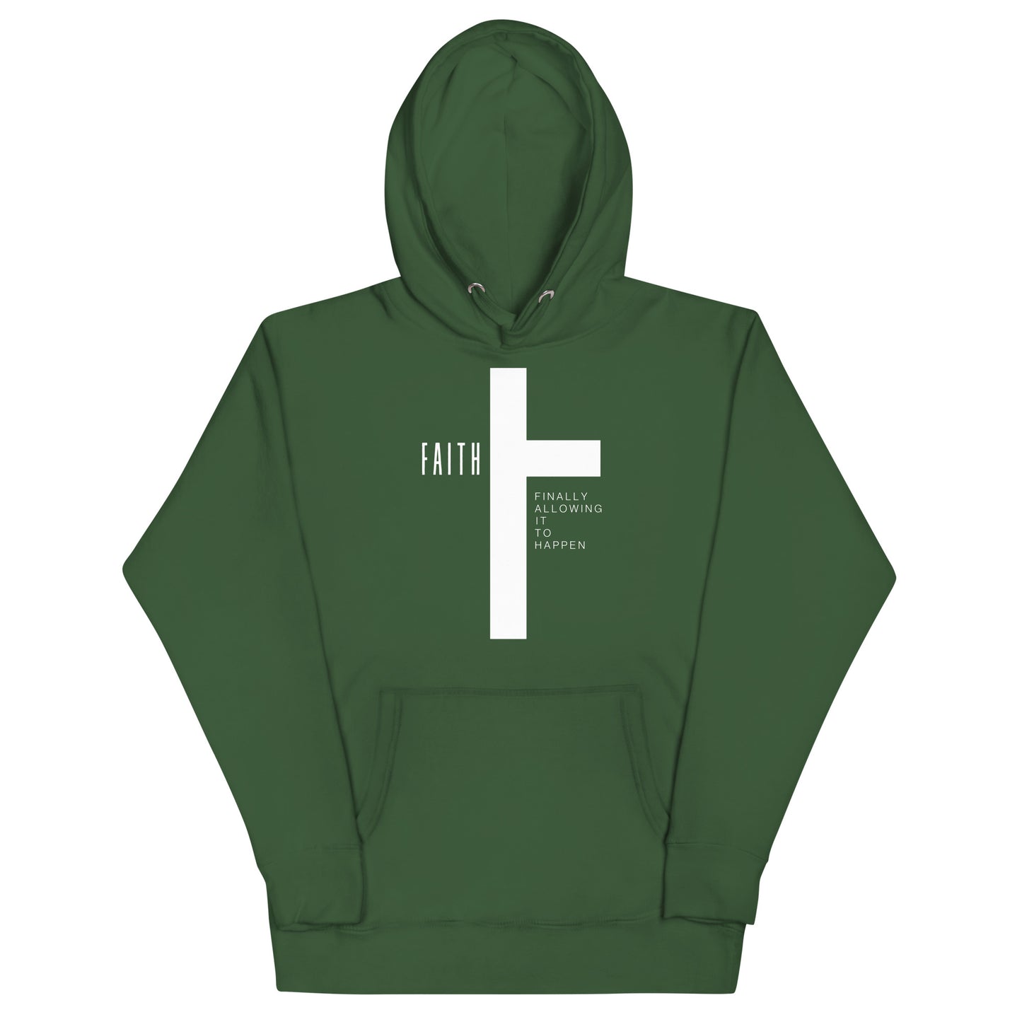 Finally Allowing It to Happen Cross Hoodie