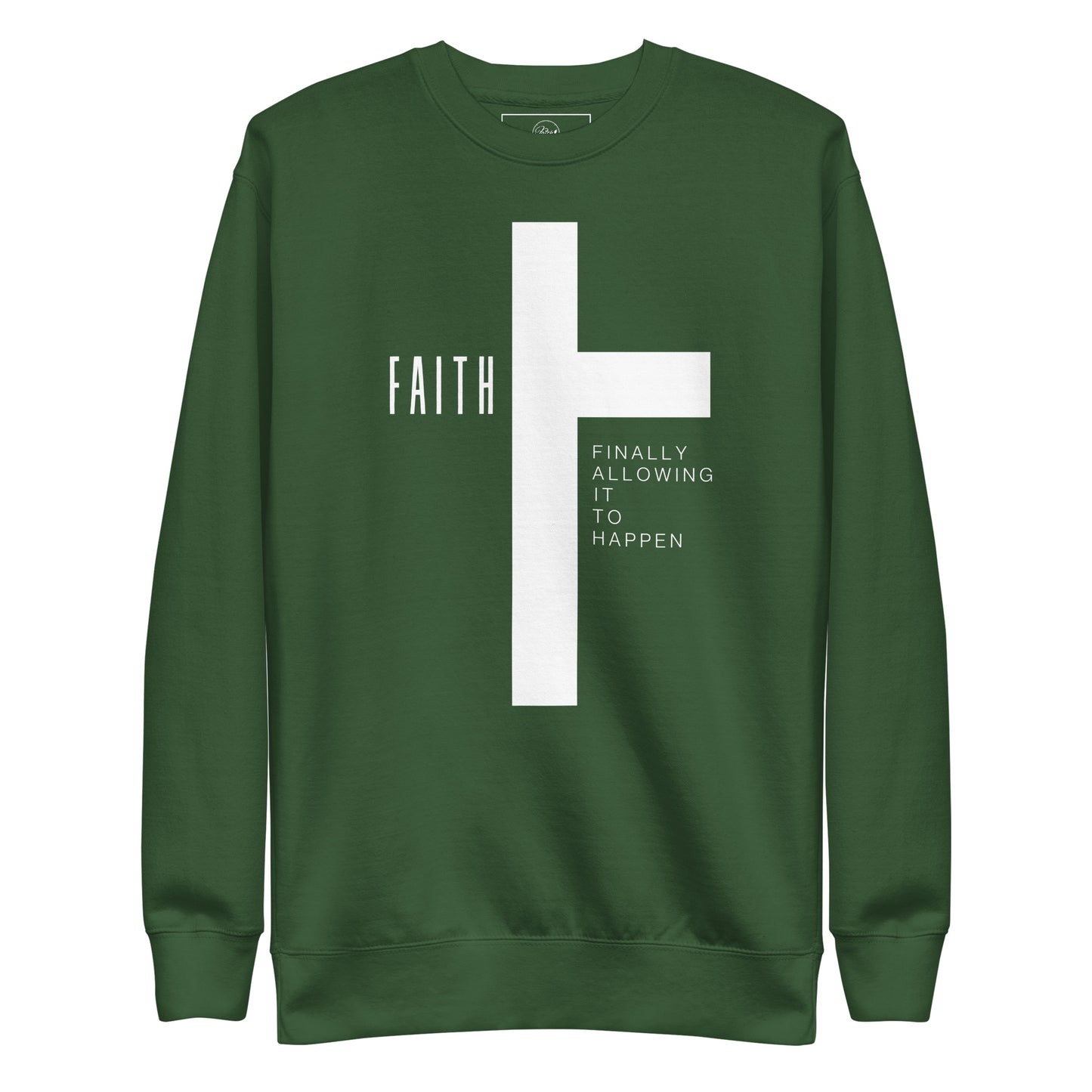 Finally Allowing It to Happen Cross Sweatshirt