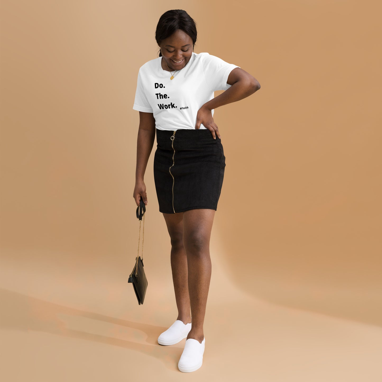 Do. The. Work. Short-Sleeve Unisex T-Shirt - White