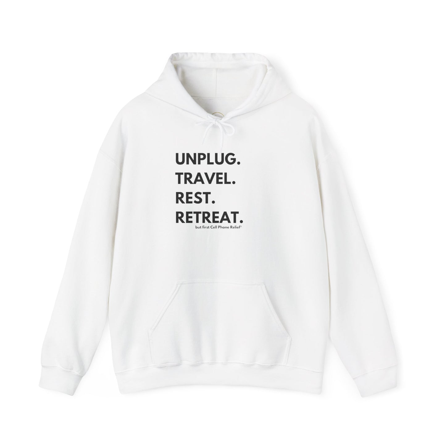 Unplug Travel Rest Retreat Hoodie