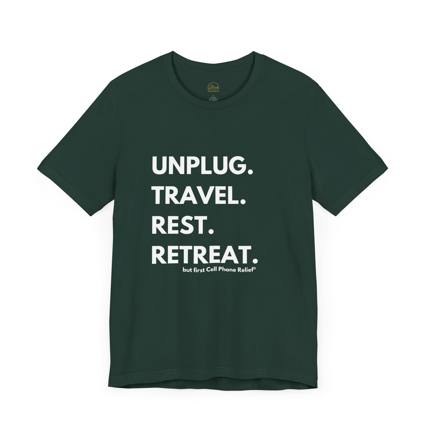 Unplug Travel Rest Retreat Short Sleeve Tee