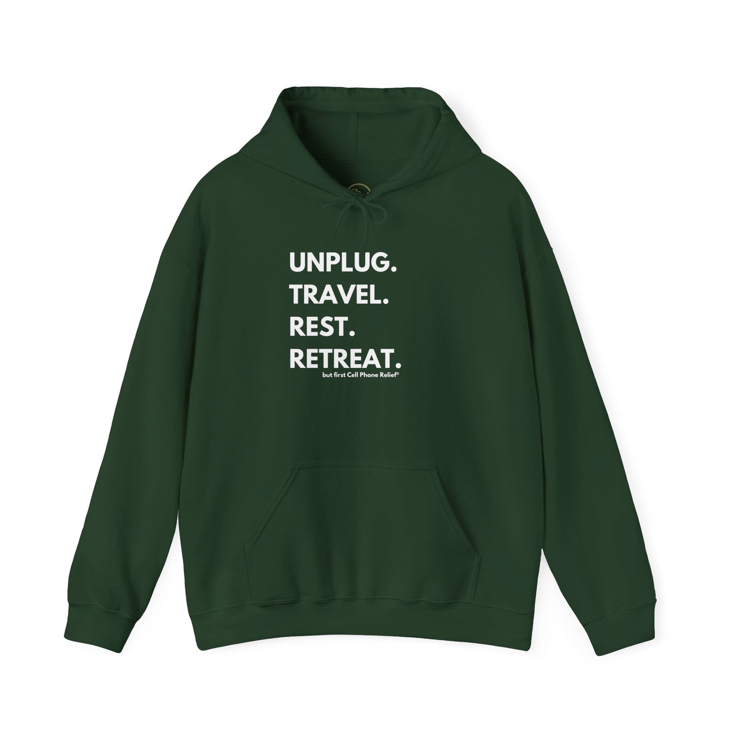 Unplug Travel Rest Retreat Hoodie