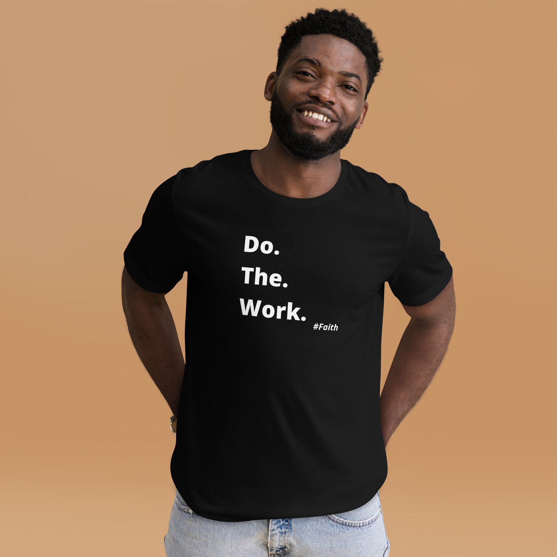 Do. The. Work. Short-Sleeve - Unisex Connection Black – F.A.I.T.H. T-Shirt