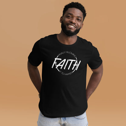 Signature F.A.I.T.H. Short-Sleeve Unisex T-Shirt - Black