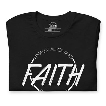 Signature F.A.I.T.H. Short-Sleeve Unisex T-Shirt - Black
