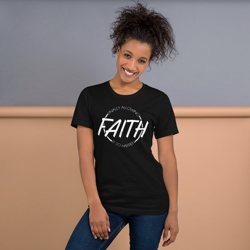 Signature F.A.I.T.H. Short-Sleeve Unisex T-Shirt - Black