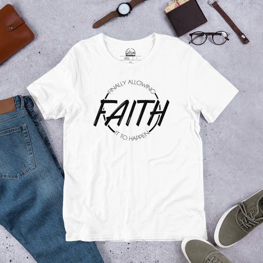 Signature F.A.I.T.H. Short-Sleeve Unisex T-Shirt - White
