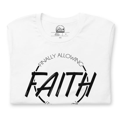 Signature F.A.I.T.H. Short-Sleeve Unisex T-Shirt - White